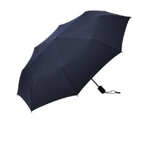 유니클로 자외선 차단 콤팩트 우산 (뼈 55cm) (UPF40) 회전 사양 / 오리지널 마이크로 화이버 천 (BLACK)