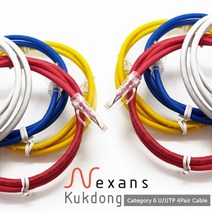 극동전선 넥상스 NKD42R.660 제작 랜케이블 블루 (2.5M CAT.6 UTP), 1개
