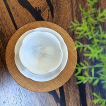 보산토기 연조각 전통찻잔 다기잔 녹차잔, 받침