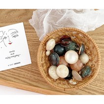 원형 반싸개 단추 11/15/20mm 2개set, 1#투명, 2개