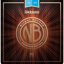 [심로악기]공식수입정품 다다리오(Daddario) NB1253 어쿠스틱기타스트링 기타줄, 5개(개당 14,800원)