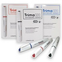 라인프러스 트리마330 화이트 보드마카 12자루, 청색 12자루