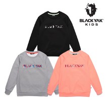 블랙야크키즈 공용 BK빔스맨투맨티셔츠_1BKTSS0902