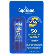 선크림 코퍼톤 SPORT 자외선 차단제 립밤 SPF 50 입술용 자외선 차단제 방수