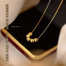 여자 목걸이 금도금 트랜스퍼비드목걸이