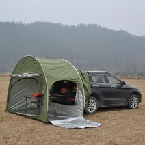 에어로그 공기주입식 팝업 에어텐트suv car rear extension tent bike storage outdoor, 초록