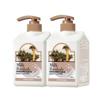 밀크바오밥 바디로션 아이보리 머스크, 2개, 500ml