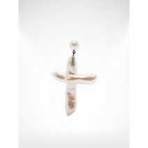 SIMONE ROCHA 시몬로샤 pearl cross single earring