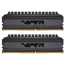 패트리어트 바이퍼 4 블랙 아웃 시리즈 DDR4 16GB 32GB 3600MHz 키트 4000MHz 메모리 게임 오버클럭, [01] (2 x 8GB) 3600MHz