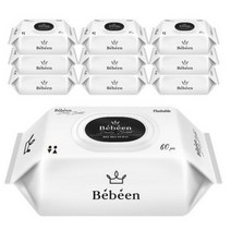 베베앙 데일리 비데물티슈 캡형, 60매, 20팩