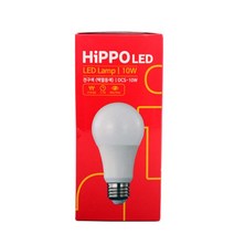 led전구 히포 컨버터 내장형LED램프10W 전구색 DCS 10W