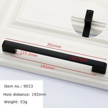 냉장고장홈바 전자렌지 수납장 틈새 예쁜주방 선반 철 미니 블랙 북유럽 스타일 알루미늄 합금 주방 캐비닛 보관 널링 된 가방 핸들 욕실 캐비닛 주방 캐비닛 보관, 9013-192