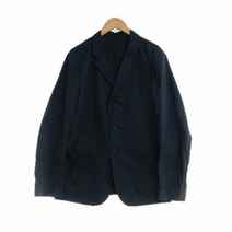 유니클로 네이비 면혼방 투버튼자켓 남자 7368