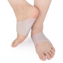 족궁보조구 USHINE아치형 아치형 밑창 근막염 실리콘 신발 삽입 박차 발 관리 플랫 피트 양말 쿠션 패드 정형 안창, [02] white
