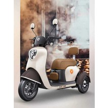 전기삼륜오토바이 트리오 3륜 삼토바이 소형 전동 노인 어르신 세발 마실용, 레몬옐로우-60v23ah 그래핀 배터리 60V