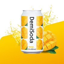 데미소다 망고 350ml 24 뚱캔(완박스) 탄산음료, 5세트