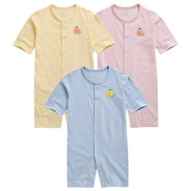 그린베베 국내생산 미니 오렌지 7부 우주복