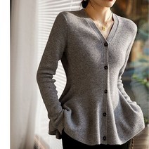 [반팔스웨터] 패션고리 여성 브이넥 긴소매 니트티 N903
