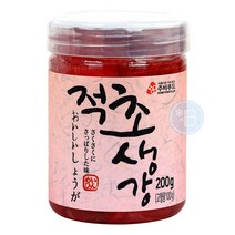 푸드올마켓_ 주비푸드 적초생강 200g-Pet /냉장, 단품, 단품