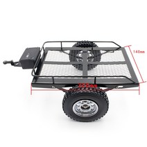 4pcs 금속 크롤러 RC 트레일러 후퍼 프레임 시뮬레이션 TRX-4 트럭, 01 Black