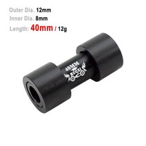 자동차쇼바 에어서스 완충기 12x8mm 알루미늄 합금 자전거 후방 충격 흡수기 부싱 슬리브 심 22/24/26/32/4, 05 12x8x40mm