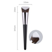 메이크업베이스 loybj 1pcs 파운데이션 메이크업 브러쉬 전문 리퀴드 파운데이션 컨실러 브러쉬 여성 페이셜 퀵 베이스 메이크업 뷰티 툴, 02 2