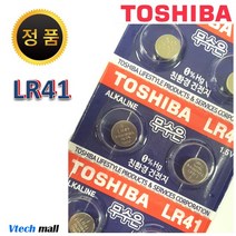 도시바 LR41 알카라인 건전지 10개입 (L736)