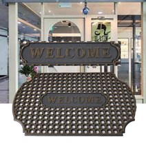 펜션용 신발털이 더스트매트 현관고무매트 그린 빗물제거 야외