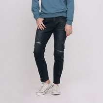 잠뱅이 사방스판 짱! 편한 남성 테이퍼드핏 라텍스 구제올약워싱 AM3DTA513