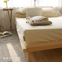 [바자르] 모노코코 홑겹 매트리스커버(Q)