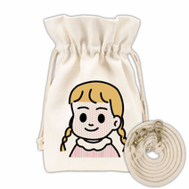 미니 캔버스 광목 파우치 크로스백 에코백 가방