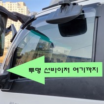 [1+1] 프리미엄 금설화 주야간 차량용 편광 선바이저 자동차 썬바이져 햇빛가리개 UV차단