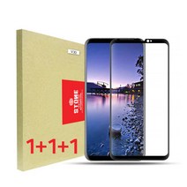 스톤스틸 1+1+1 lg v30 풀커버 강화필름 LG V30 강화유리 보호필름, 3개