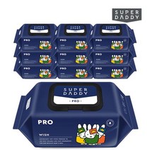 슈퍼대디 물티슈 미피 프로 70매 10팩 82g, 미피 프로 70매 10팩 (82g)