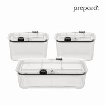 프리파라 [대용량구성]프리파라 트라이탄 밀폐용기 대용량세트 3종, 없음