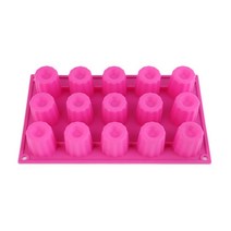 soooooo몰_디저트만들기 까눌레틀 까눌레 실리콘몰드 15구 베이킹 초콜렛 초콜릿만들기 만들기 이킹 제빵 이팬 까눌레만들기_더수sSHOP