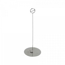 POP집게 원형스텐꽂이 중 1002 80x205mm 2개입 클립메모꽂이 압착꽂이 다용도꽂이 명합집게 POP꽂이 고무꽂이 대형메모꽂이 책상메모꽂이 POP집게 다용도메모꽂이