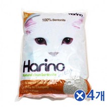 고양이모래추천 고양이모래 고양이 모래 4L x4개 응고형 먼지억제 화장실 별의별굿즈