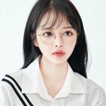 더브릴레 초경량 가벼운 얼굴형에 맞는 남자 여자 베타 티타늄 안경테 (국산 동글이 금테 가벼운 안경)