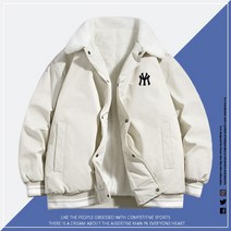 MLB 겨울 남녀공용 코치 자켓 안감 양키즈 데일리 항공 야구 점퍼 아우터 블루종 MA1