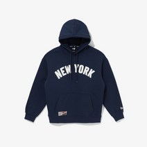 뉴에라 MLB 쿠퍼스 타운 뉴욕 양키스 부클 로고 후드 미드나잇 네이비 13781131 4587