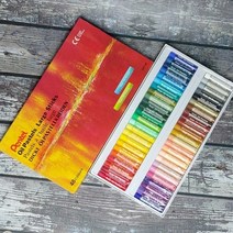 펜텔 바래지 않는 라지스틱 오일 파스텔 48색 GHT-48