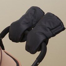 전동 계단 리프트 구르마 수동 파레트 지게차 계단운반 전동수레 핸드 겨울 머프 아기 유모차 캐리지 유모차 따뜻한 모피 양털 커버 버기 클러치 카트 머프 장갑 유모차 액세서리, 블랙 스타일 2