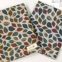 자투리 DTP20수 미니잎사귀 택1, DTP20수 미니잎사귀 연베이지