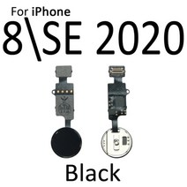 핸드폰 수리 부품 교체 버전 범용 기능 홈 버튼 for iphone 7 8 plus 홈, 아이폰 8 블랙