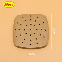 데크오븐 가정용 업소용 베이킹 제빵 카페 디저트 피자 화덕 전기 오븐특수 종이 에어 프라이어 베이킹 오, 09 50pcs Brown E