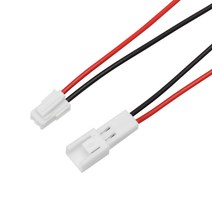 DC용 SMP 22AWG 2핀 하우징 하네스 커넥터 암 수 1세트 선길이 15cm, 1개