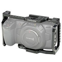FANSHANG BMPCC 4K 카메라 케이지 블랙매직 디자인 포켓 시네마 콜드 슈 마운트 포함 USA 미국