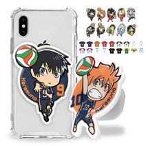 정품 하이큐 그립톡 스마트톡 챠밍톡 굿즈 히나타소요, 02.하이큐!! 유니폼 챠밍톡-아카아시 케이지