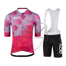 2023 GCN 남자 사이클링 저지 세트 비브 반바지 여름 정장 자외선 방지 자전거 레이싱 의류 모든 지형 의류
